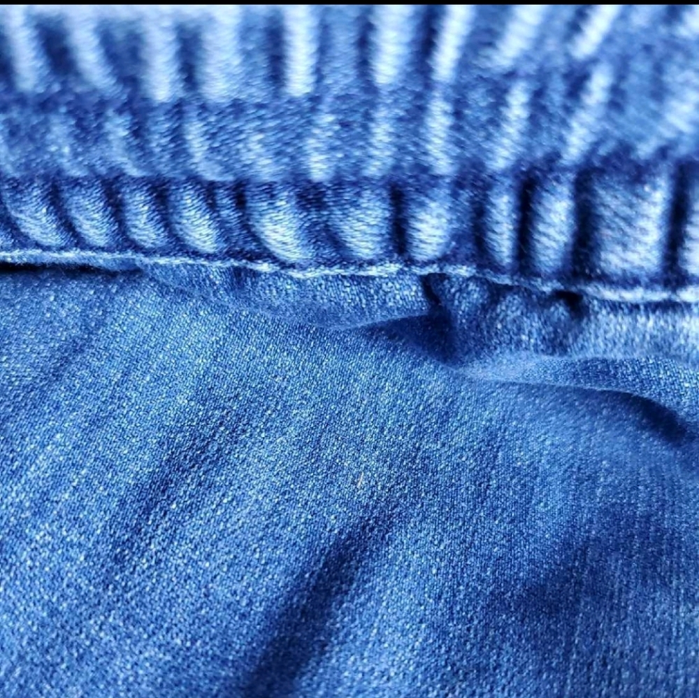 Aerie Denim Drawstring Shorts - Picture 3 of 5